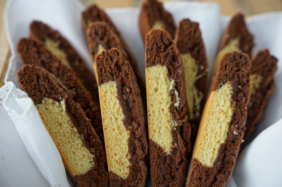 Black and White Almond Biscotti — COOKING WITH THE PAN